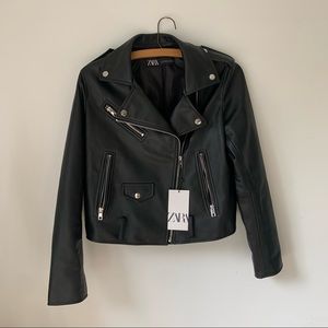 BNWT Zara Faux Leather Jacket